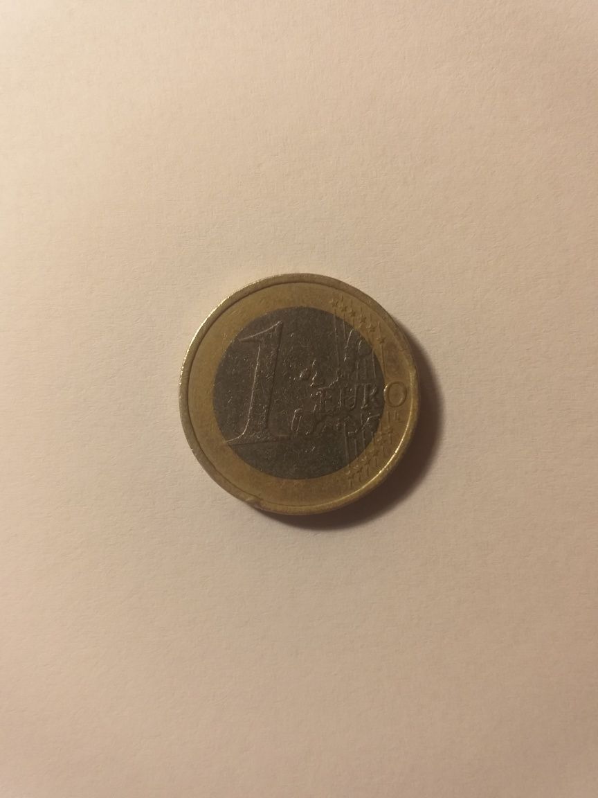 Monedă: 1 EURO din anul 2002, de colecție.