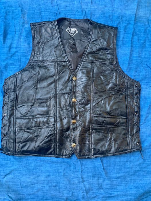 Кожен елек Diamond