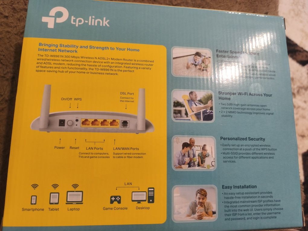 Wi-fi роутер новый