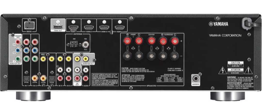 RX V471 AV Receiver 5.1 Yamaha 3D 1080p