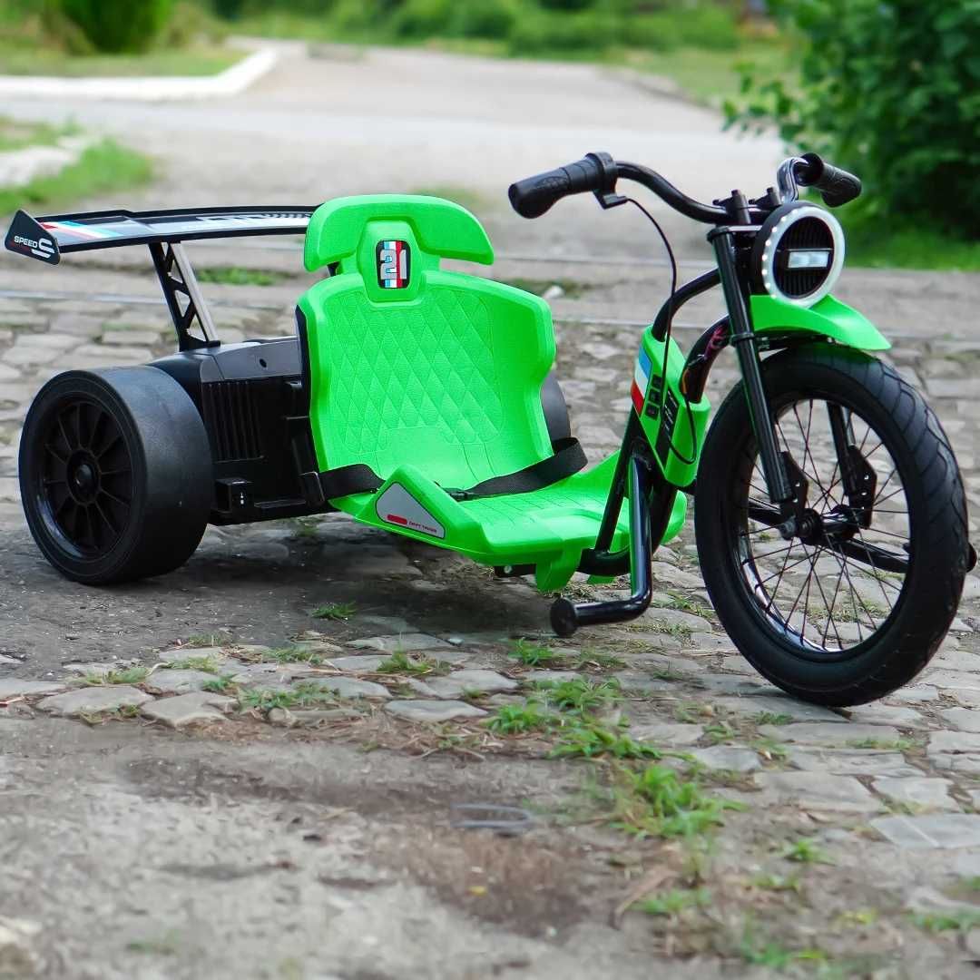 Motocicleta electrica copii 5-12 ani,Drift-Trike, 500W, 24V 10Ah
