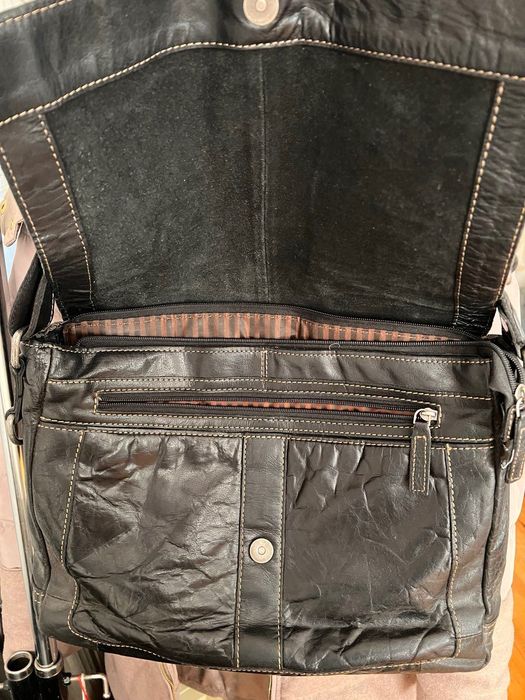 Сумка   из Натуральной кожи  Коричневая