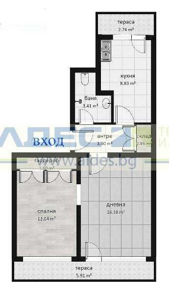 Продава се Двустаен апартамент в София, Банишора - 62 кв.м за 2807 €/кв.м - Снимка #9