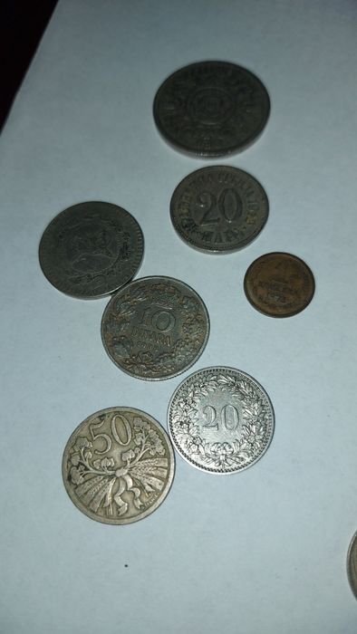 Лот стари монети български и чужди