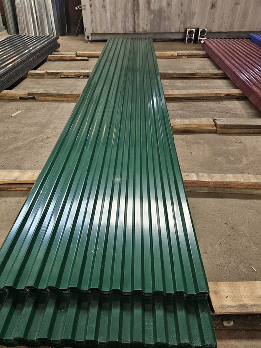Профнастил профлист зелёный 0.45мм