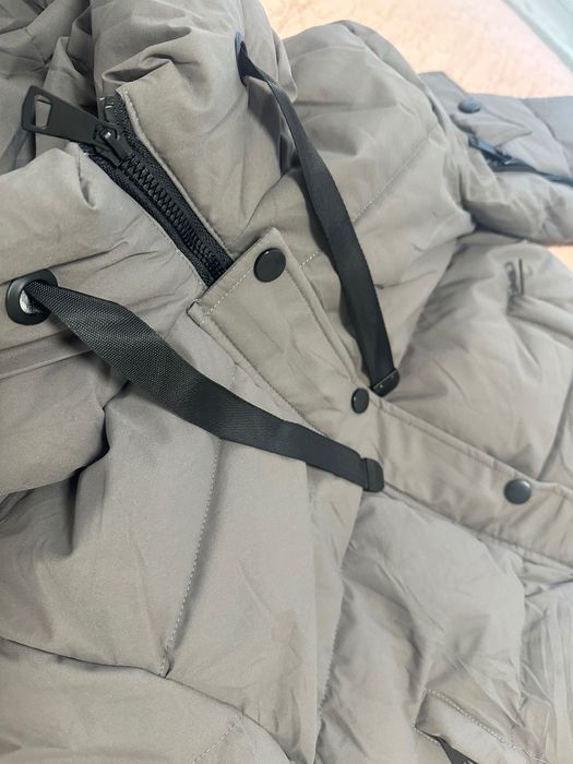 Дамско сиво зимно яке, S размер