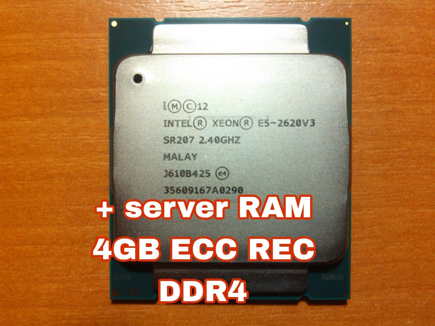 E5 2620v3 + server RAM DDR4