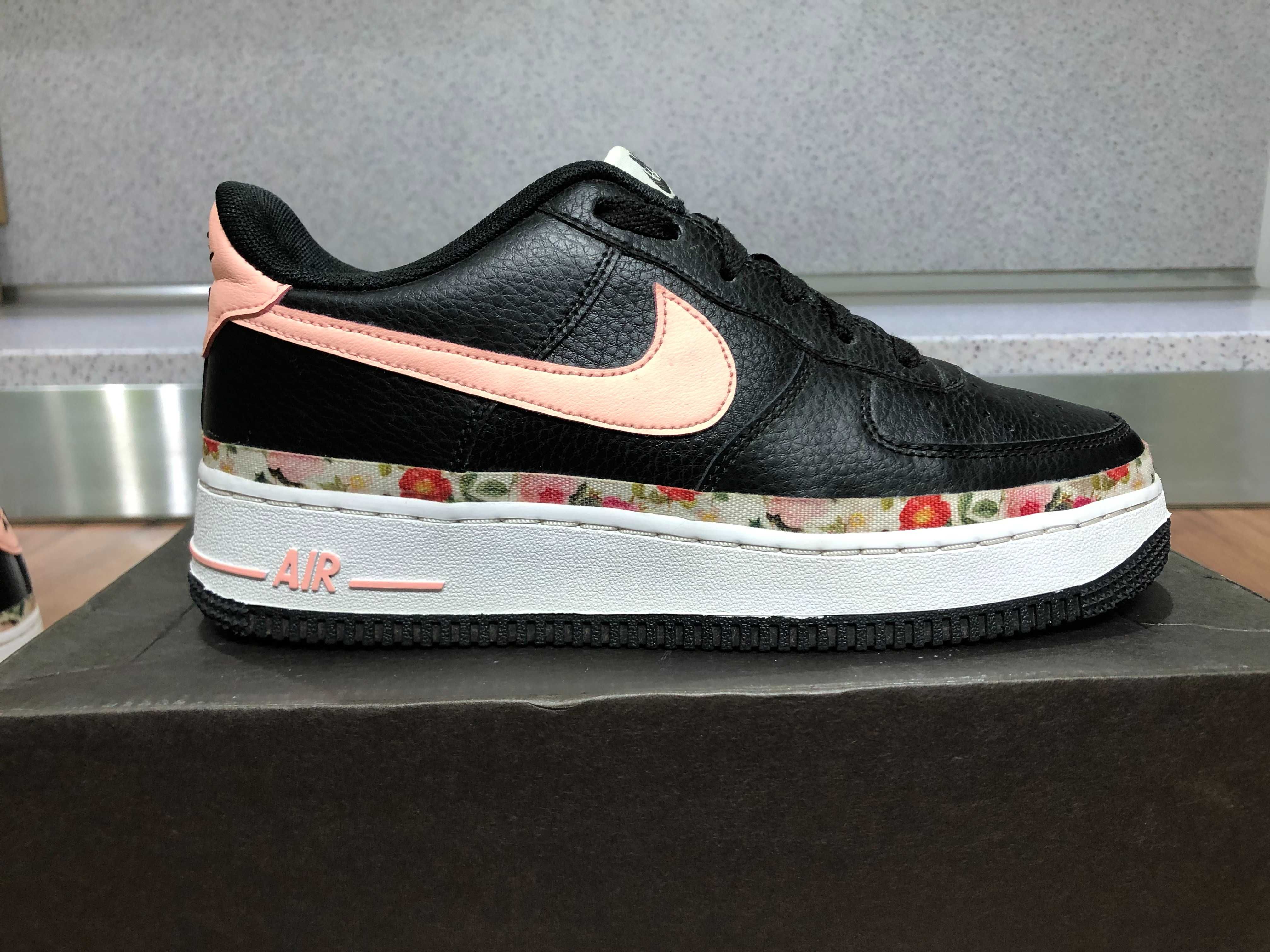 ОРИГИНАЛНИ *** Air Force 1 Vf Black/Pink Tint/White