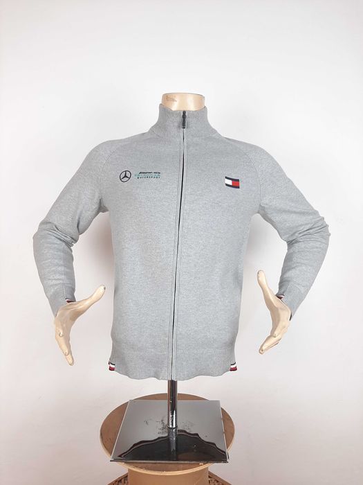 Tommy Hilfiger x AMG Mercedes - Оригинална мъжка жилетка с цип р-р S-M