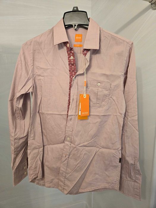 Мъжка риза BOSS Hugo Boss EslimE slim fit нова размер М