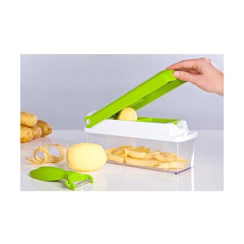 Кухненско ренде 13в1 Nicer Dicer Plus, Зеленo