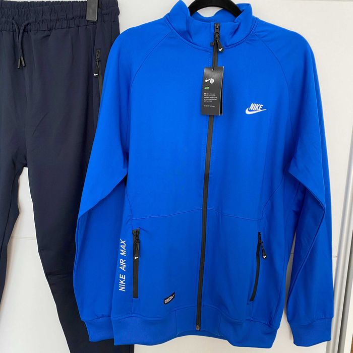 Trening NIKE AIR MAX albastru bleumarin / bluza pantaloni barbati XXL