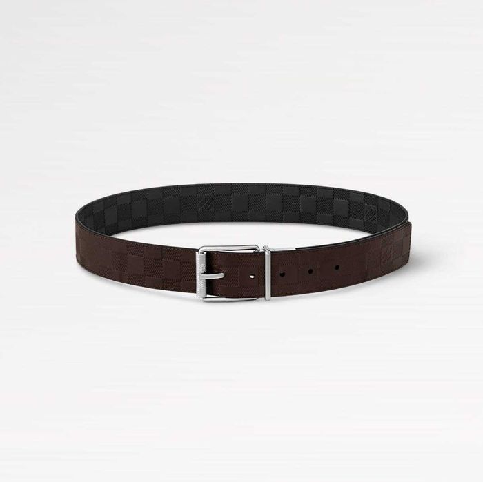 Мъжки колан Louis Vuitton LV двулицев