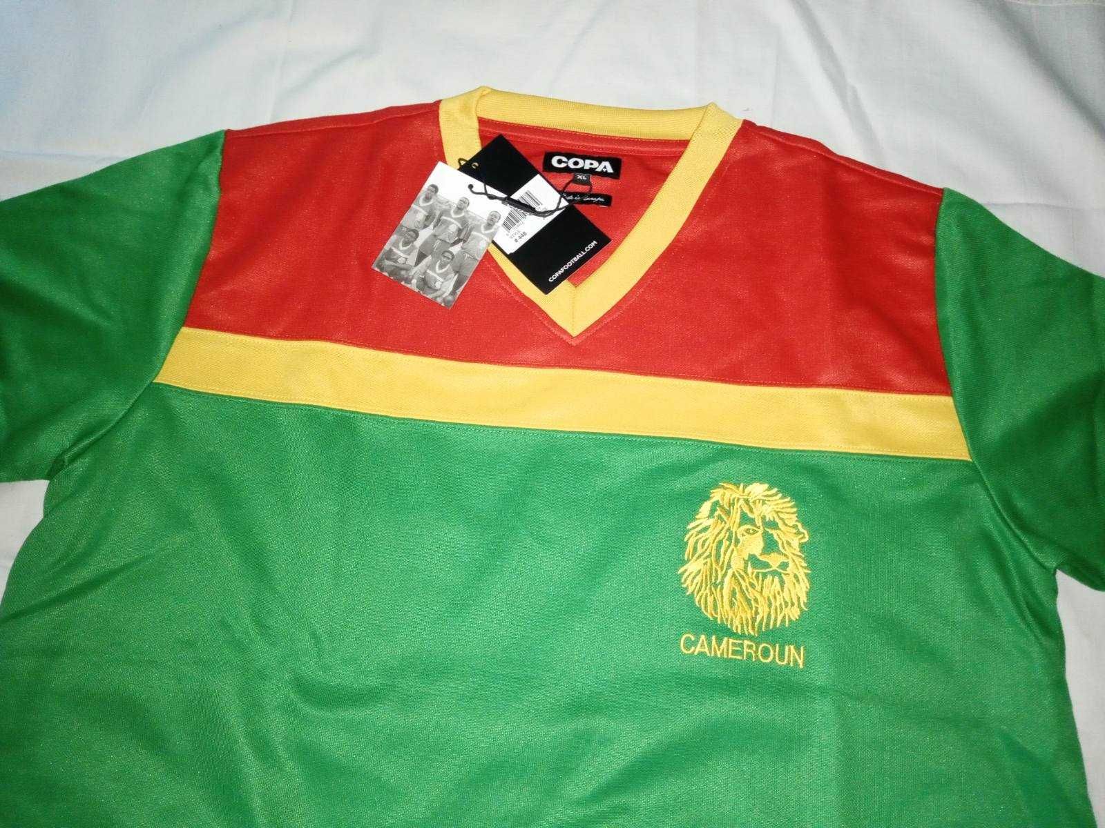 трико на Камерун от 1989 ретро ново размер ХЛ