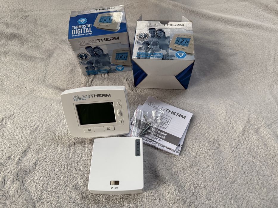 Termostat digital Blautherm programabil cu radiofrecvență!