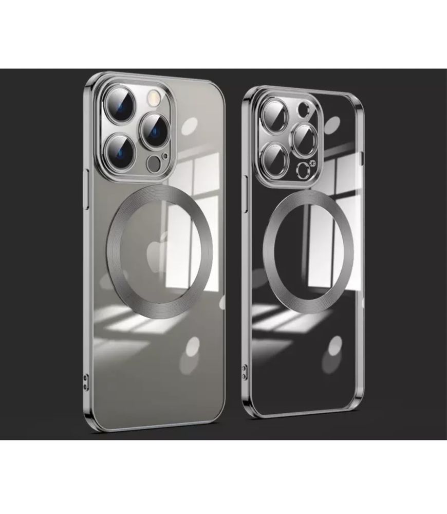Iphone 13/14 PRO MAX Plus Husa Silicon Incarcare Magnetica Space Case