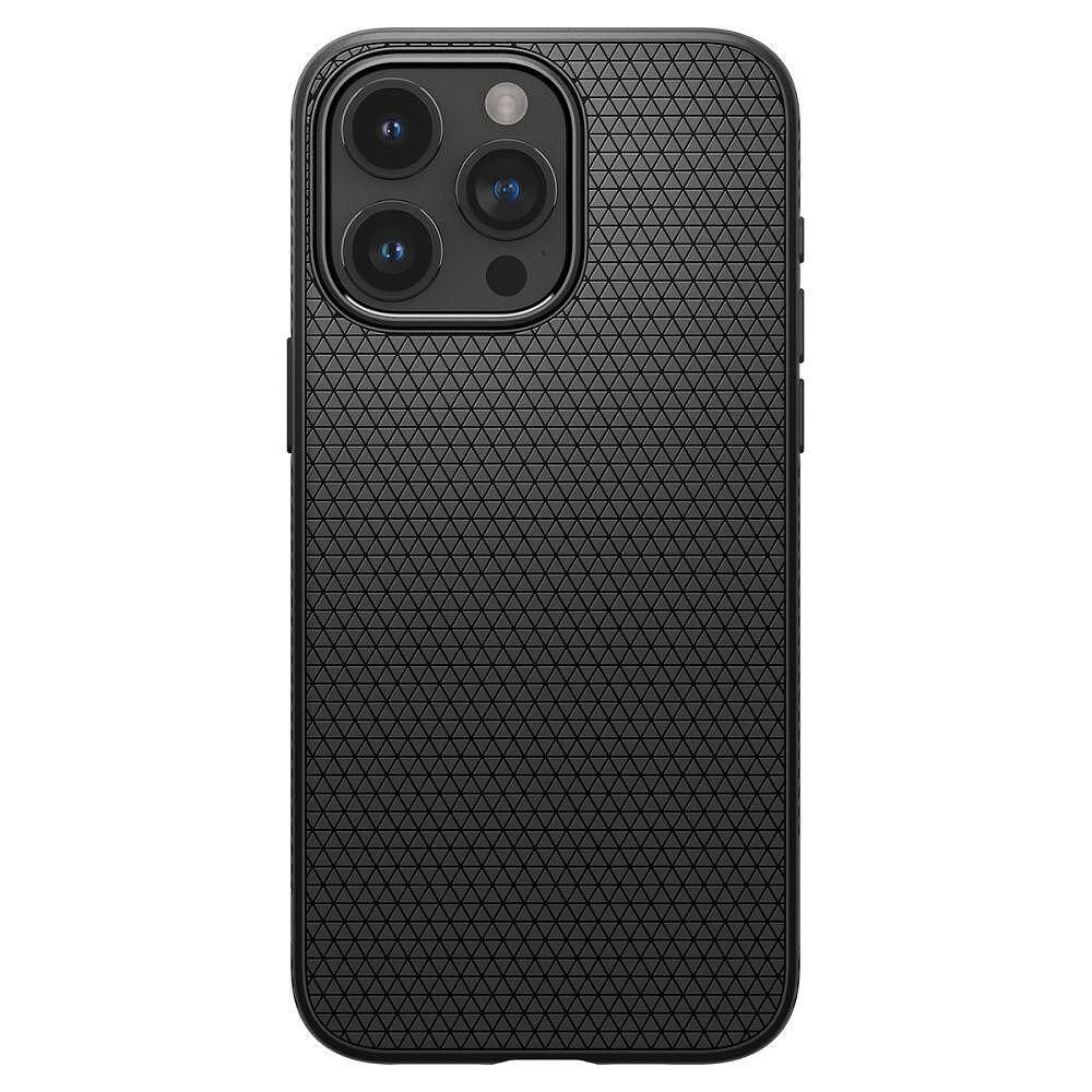 Калъф spigen liquid air за iphone 15 pro max matte black