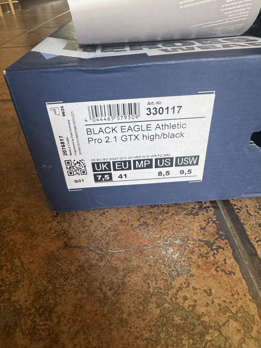 Bocanci Haix Black Eagle 41