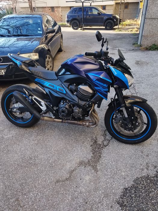 Kawasaki z800 син