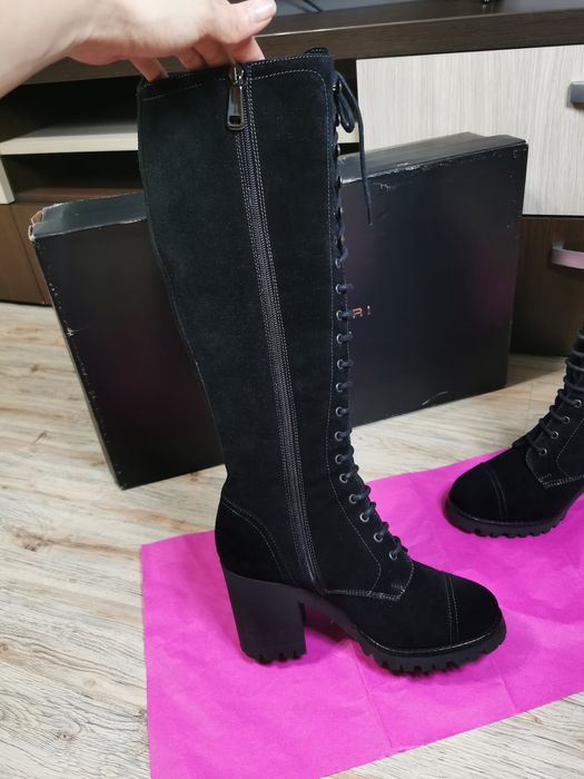 Cizme superbe Anna Cori piele intoarsa