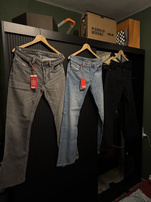 Дънки Diesel и Levi’s