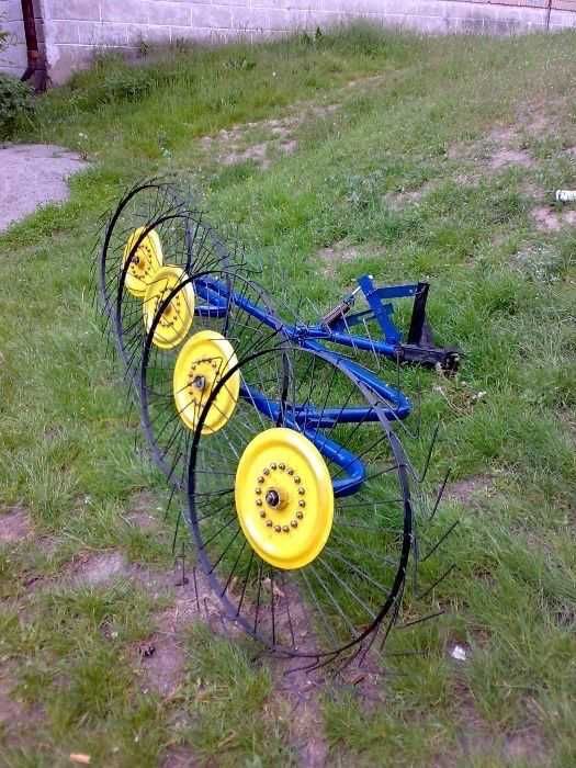 Grebla Greblatoare tip soare cu 4 sori rotativa motocultor / tractoare