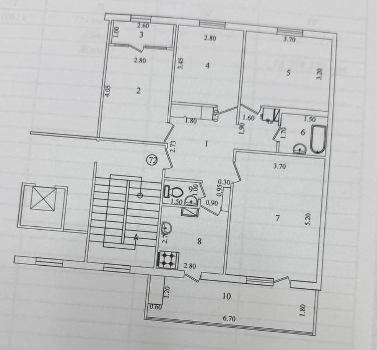 Юнусабад -3. 4/8/9.. улучшенная планировка.