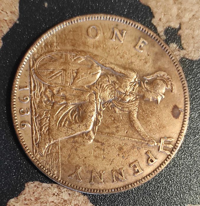 Монети Великобритания 1 пени - 5 бр.› Крал Джордж V  [1927-1936]