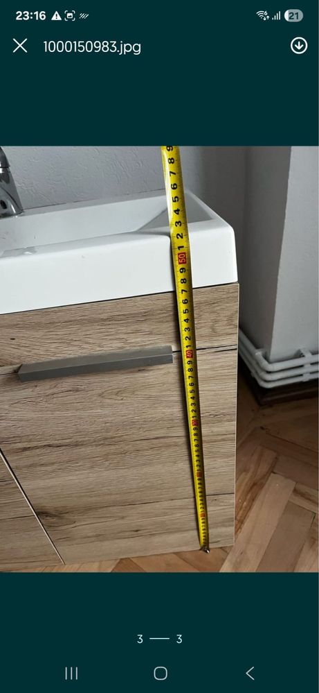 Lavoar cu mobilier si baterie