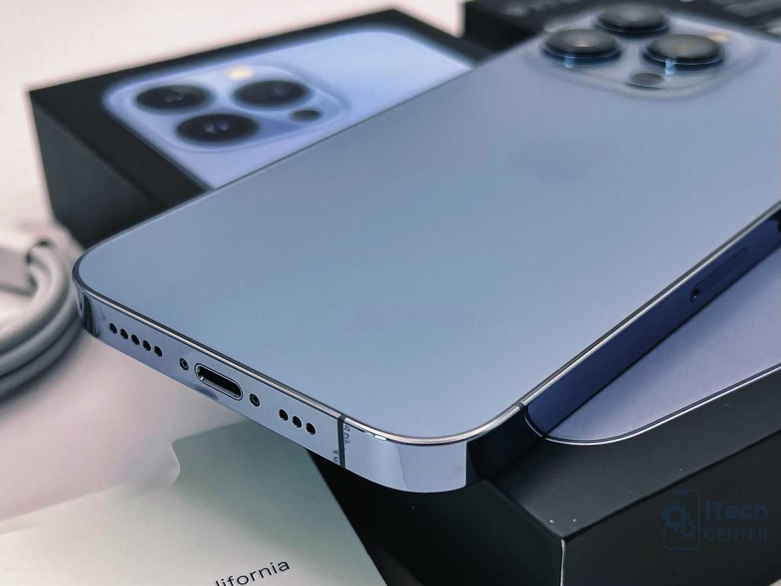 iPhone 13 Pro, 512GB, Sierra Blue, 100% батерия, КАТО НОВ, 1г ГАРАНЦИЯ