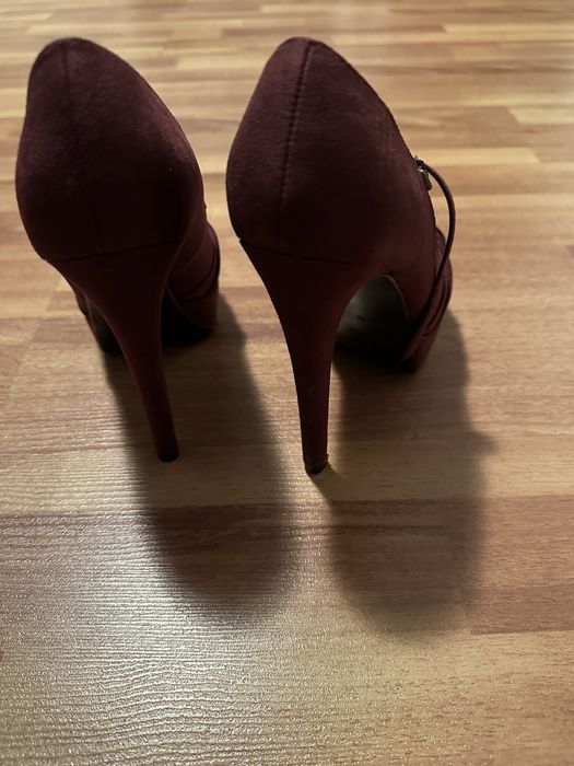 Pantofi cu toc eleganti, mov, 38, ca noi