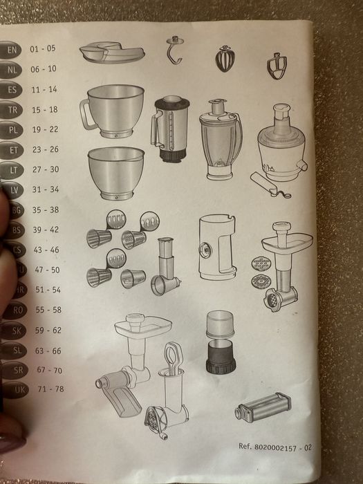 Vand robot de bucatarie Tefal Masterchef gourmet