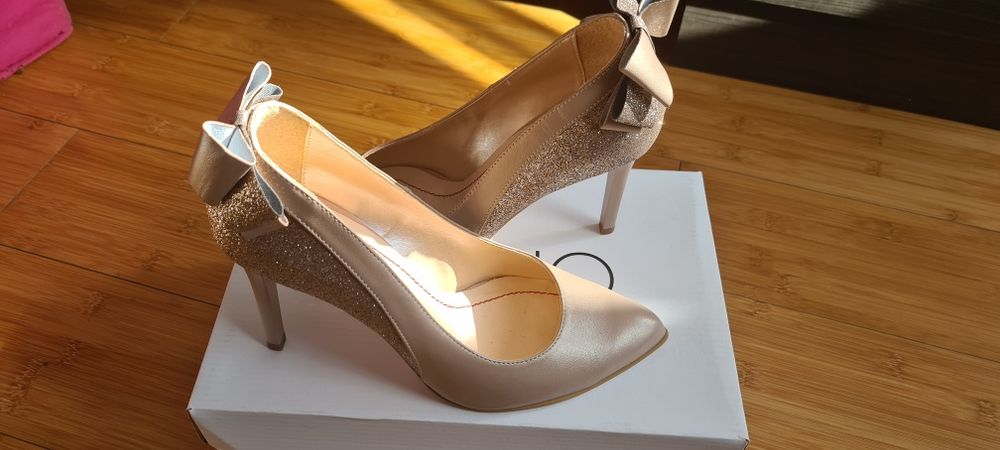 Pantofi Stiletto Piele Naturala