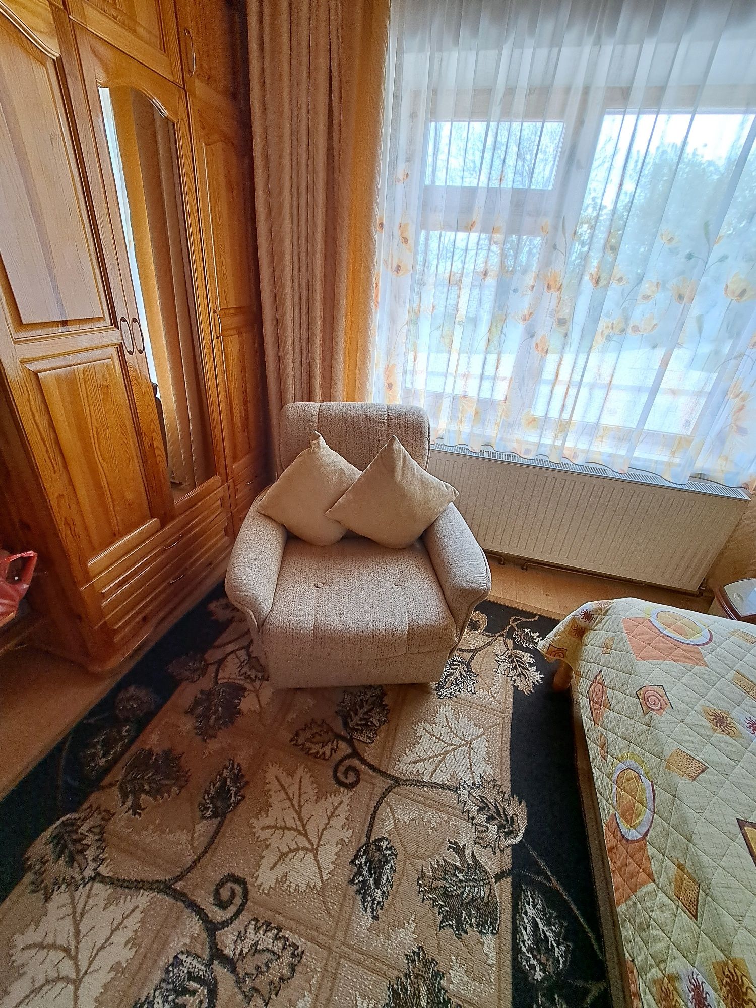 Ъглов диван, разтегателен плюс фотьойл