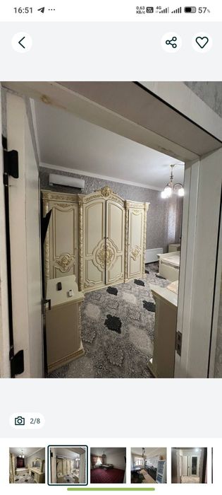 Сдается квартира.2 комнатная Рядом с Чинар маллом.4 этаж,7 этажный
