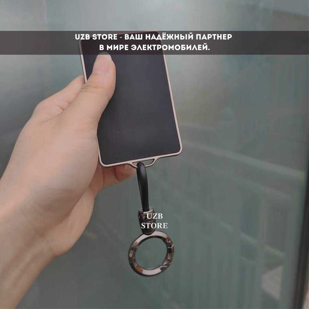 Zeekr NFC chexol | кожаный, корпус твёрдый силикон. Для карты ключа.