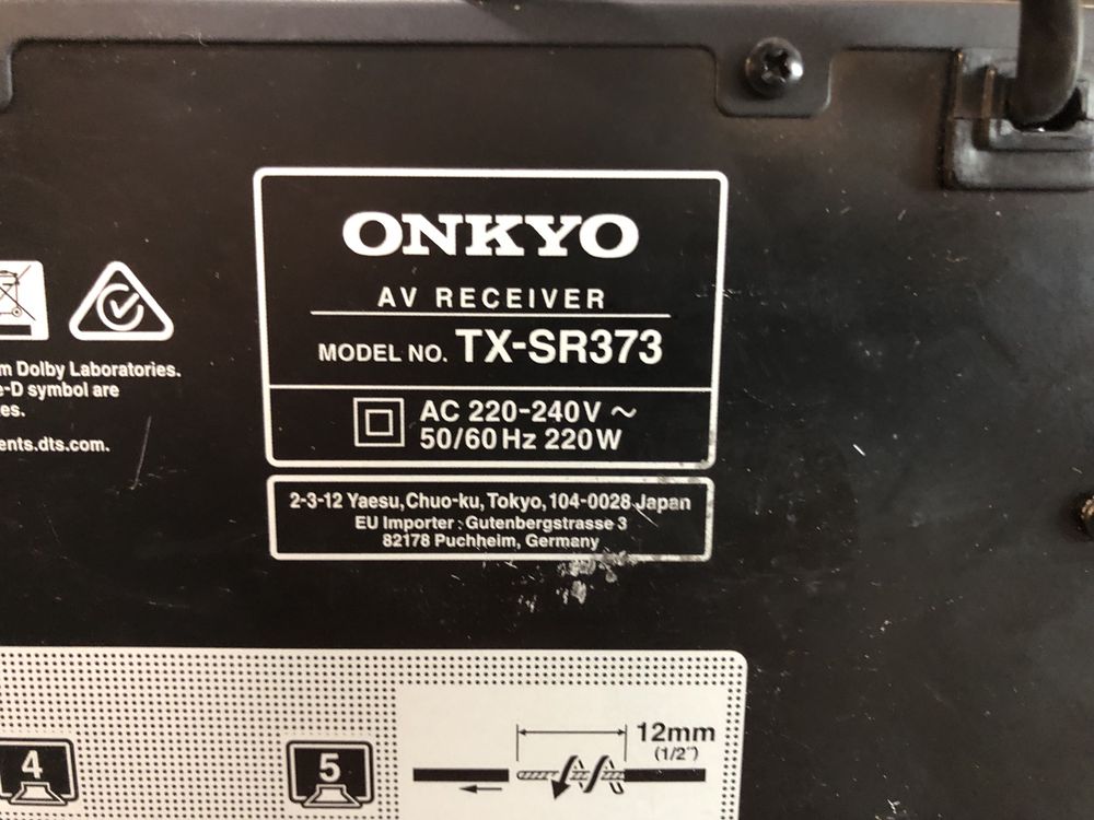 Onkyo TX-SR373 Bluetooth