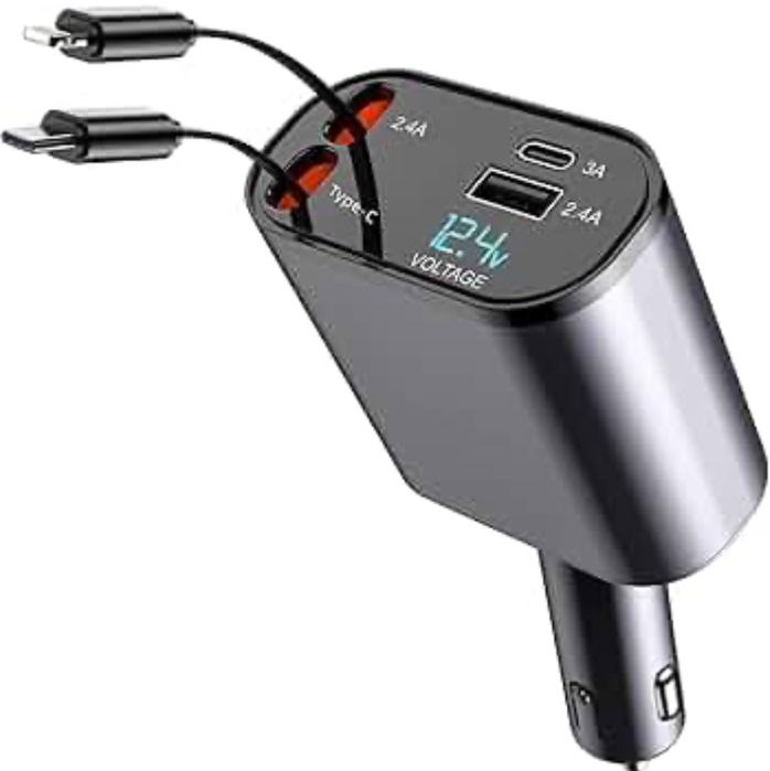 Incarcator Super Power 120W Cabluri si 2 Iesiri Telefon Priza Auto