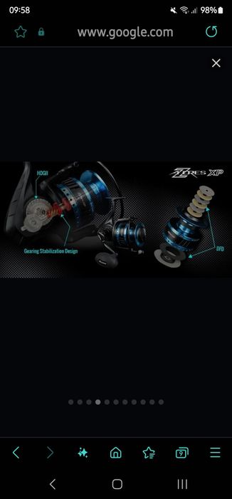 Mulinete Okuma Azores ZXP4000H