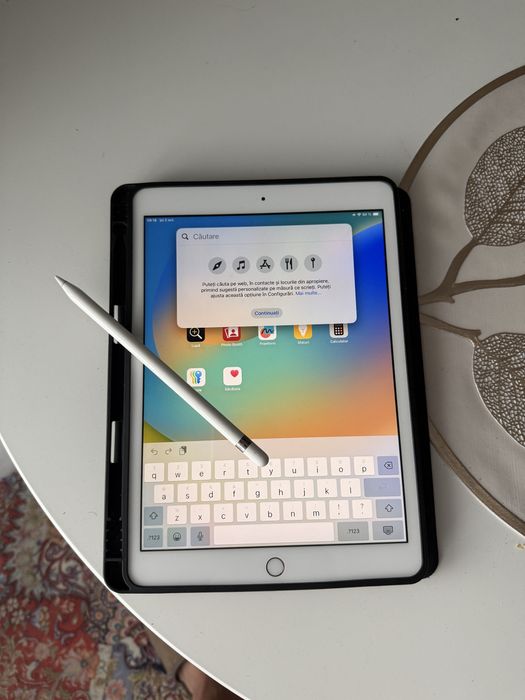 Tableta Ipad 7th 32Gb + 5G sim cellular+pen stilou-Gold Rose - impecab
