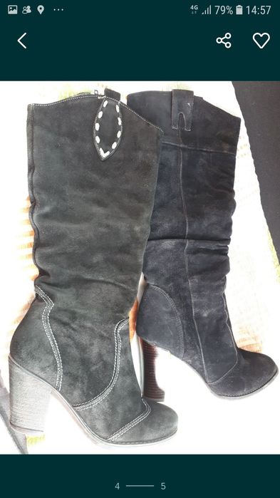 Cizme Dama nr. 36 piele naturala