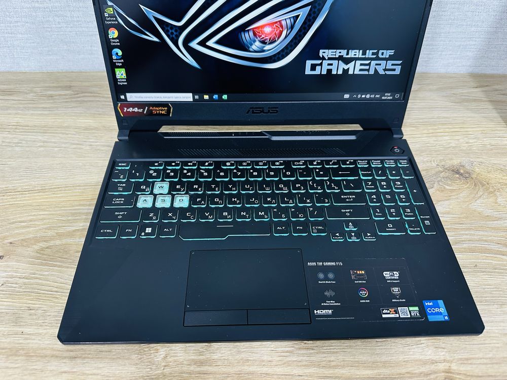 ASUS TUF Core i5-12 Ядерный+RTX3050 Видеокарта, как новый состояние