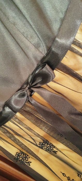 Rochie de seara negru - auriu, mărimea 38