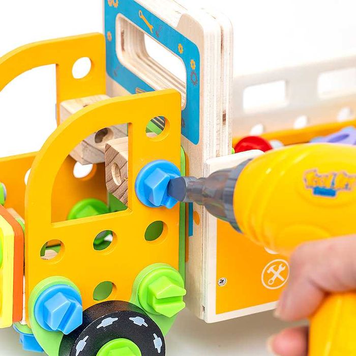 Дървен образователен комплект с инструменти