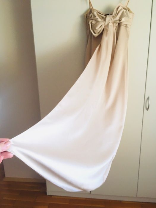BCBG MaxAzria вечерна рокля оригинална + подарък сатенени ръкавици