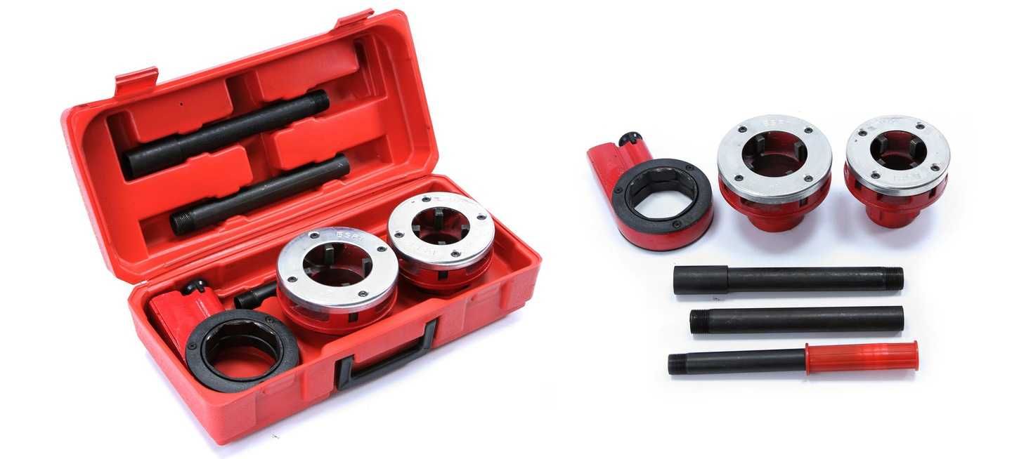 Комплект винторезка с 2 глави 1/2″, 2″ Mar-Pol ИНСТРУМЕНТИ
