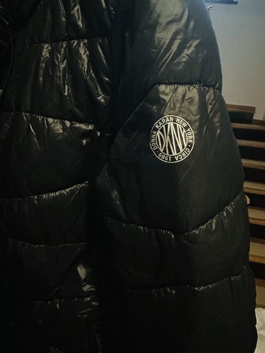 Geaca de iarna DKNY din puf lunga