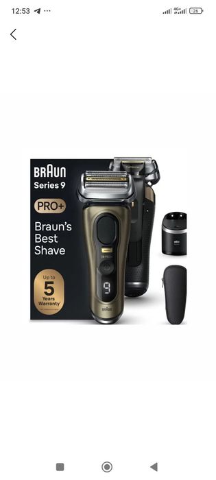 Braun B-9569 — это мужская электробритва из серии Braun Series 9 Pro+