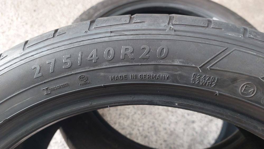 Гуми 275/40/20 Dunlop SP Sport Maxx RunFlat 2 броя
