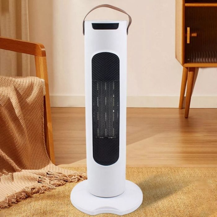 Вентилаторна печка 2-в-1 с керамичен нагревател, осцилация 60°, дистан